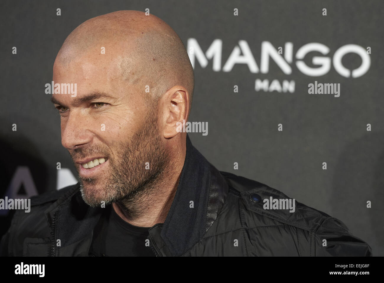 statistieken verf amateur Madrid, Spain. 19th Jan, 2015. Zinedine Zidane presented as New Mango Man  image for the 2015 collection at Camera Studio on January 19, 2015 in  Madrid Credit: Jack Abuin/ZUMA Wire/Alamy Live News