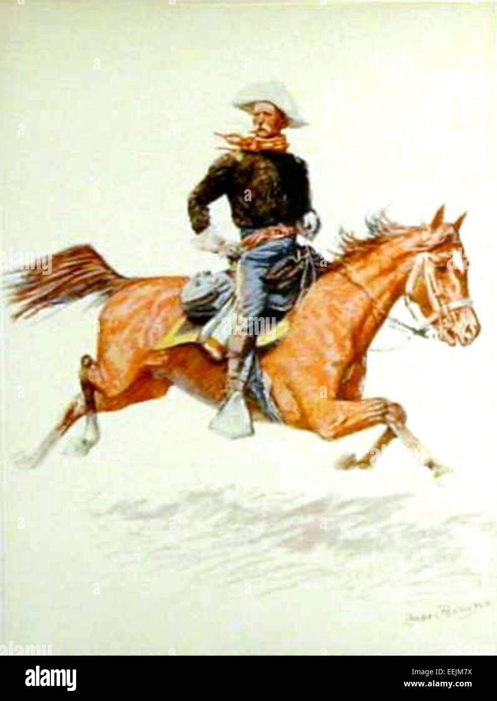 Frederic Remingtonフレデリック レミントン　1861-1909 FREDERIC REMINGTON (1861-1909) American artist specialising