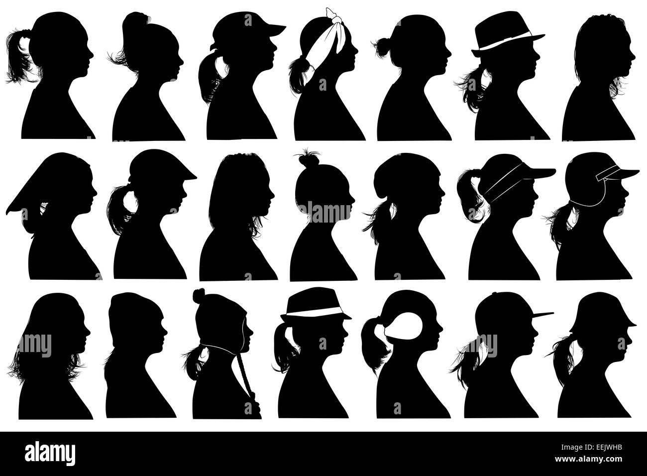 Black woman face profile side Black and White Stock Photos & Images - Alamy
