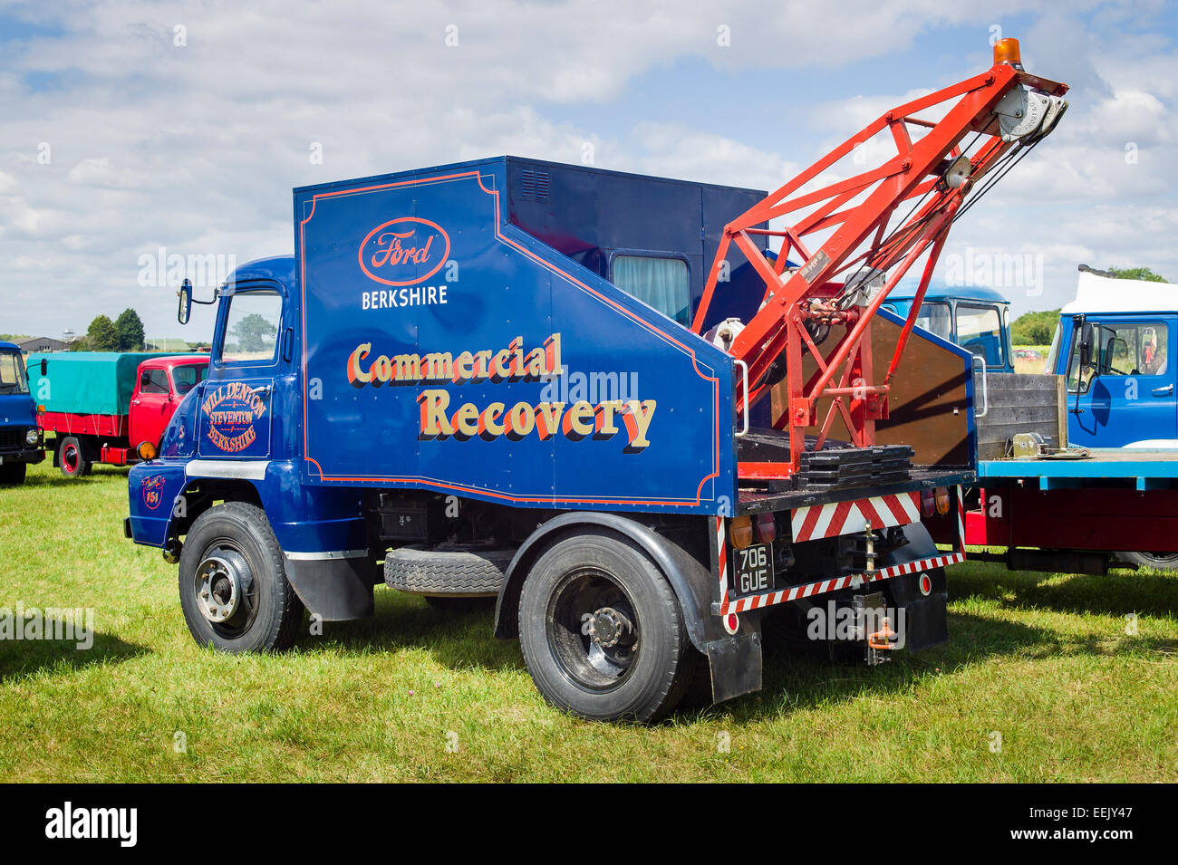 Ford Thames Trader commercial recovery vehicle from 1960s in UK Stock Photo