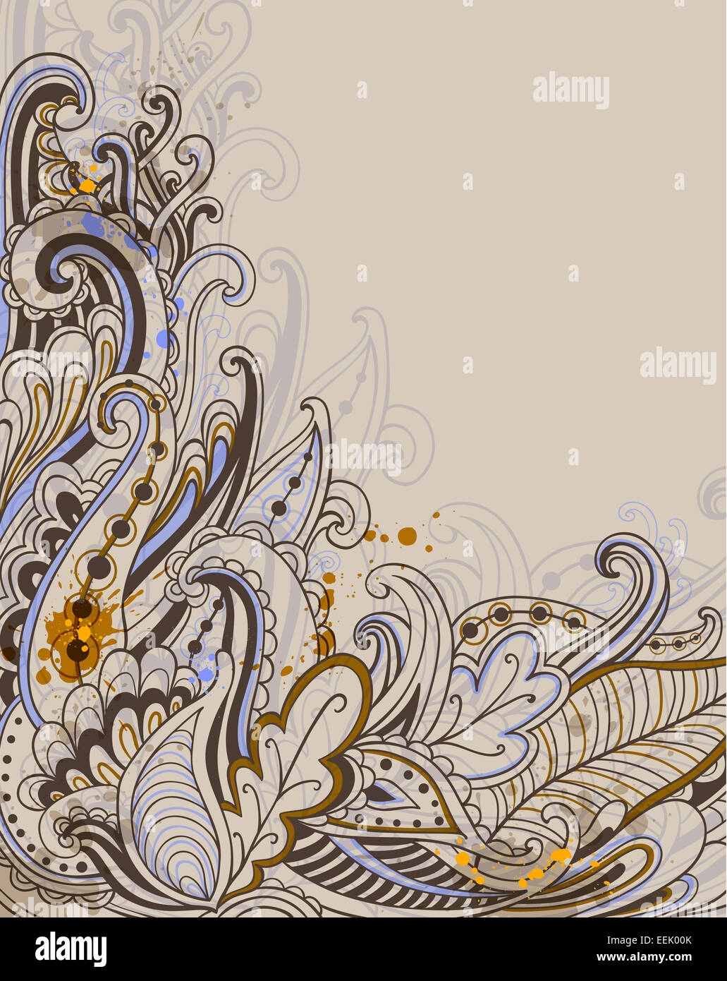 Abstract hand drawn background Stock Photo - Alamy