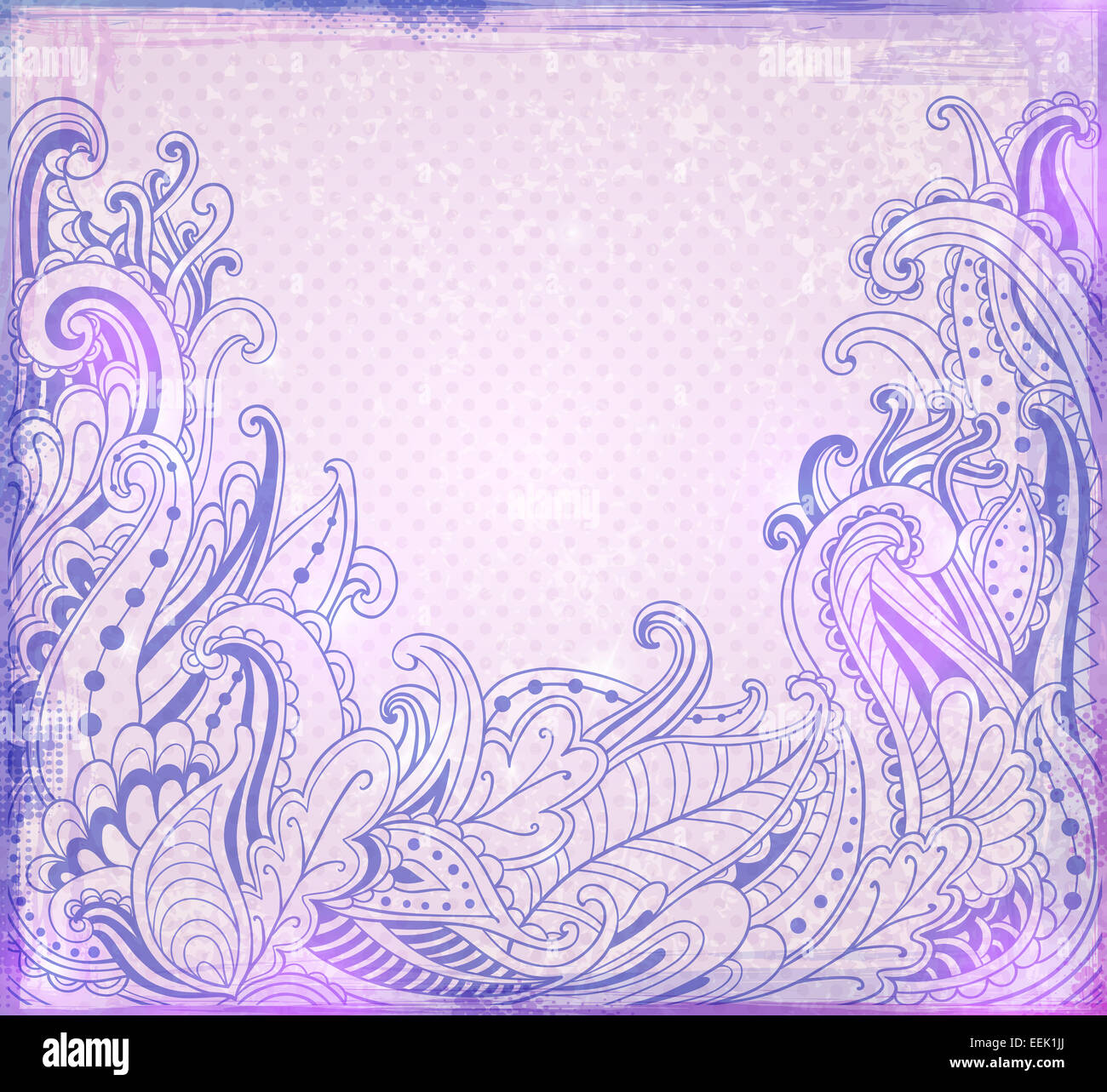 Abstract hand drawn violet background Stock Photo - Alamy