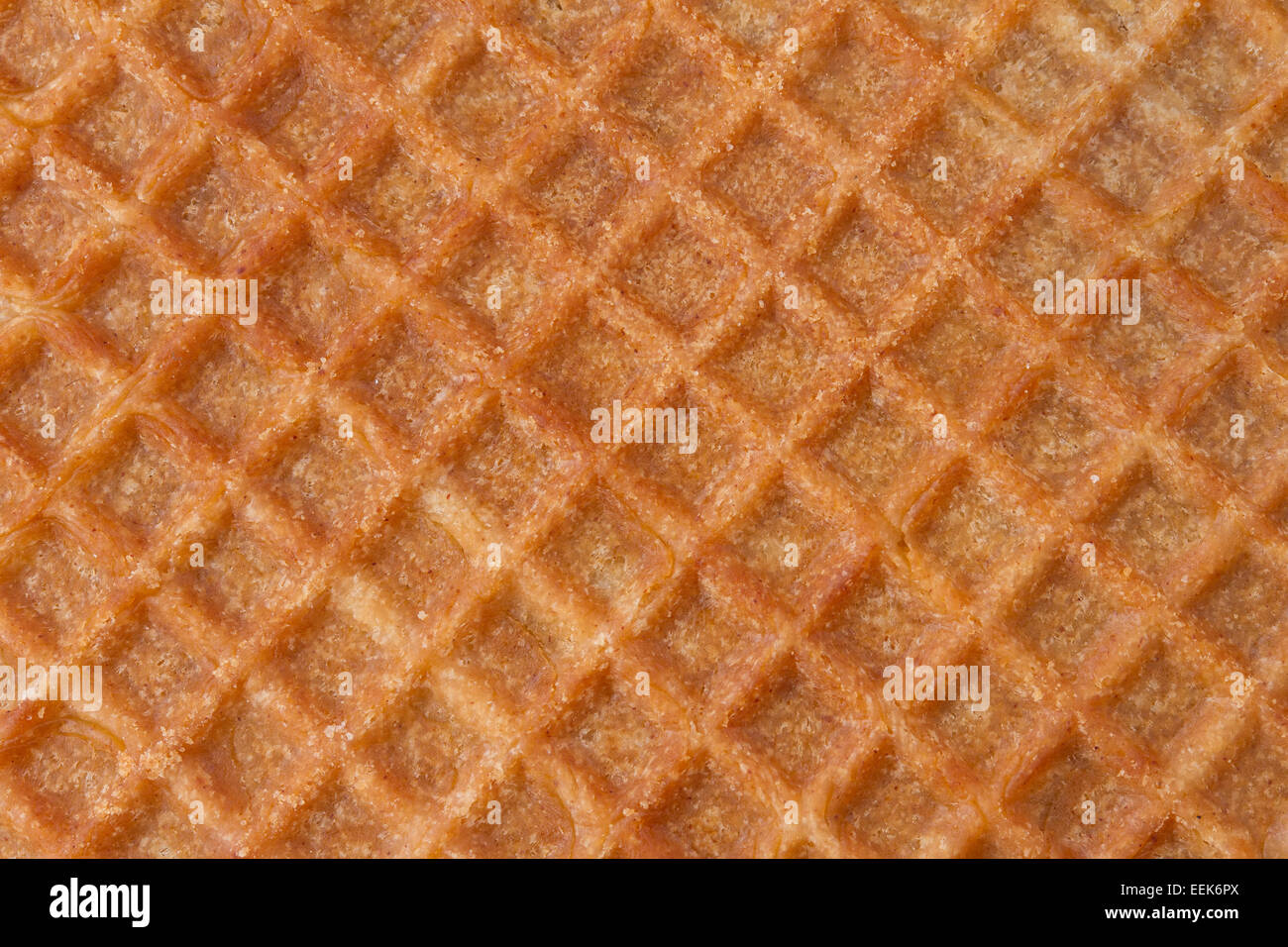 Close up image of sweet waffle Stock Photo