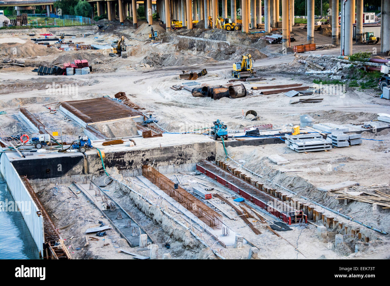 Building construction on early stage hi-res stock photography and ...