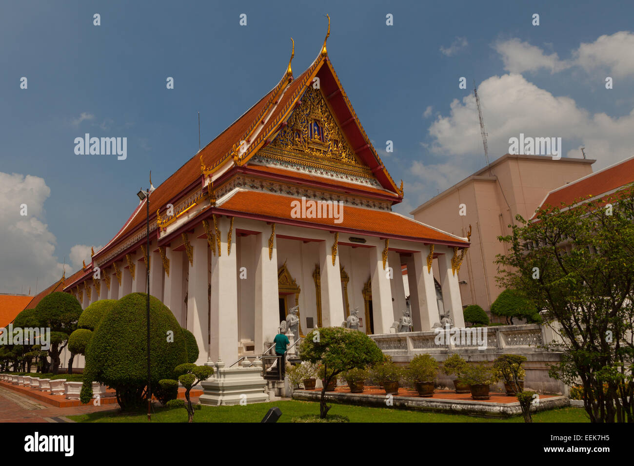 Buddhaisawan Chapel at Bangkok National Museum complex. Stock Photo