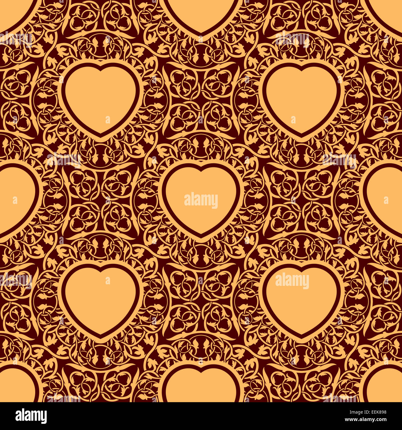 Seamless texture with heart Stock Photo - Alamy