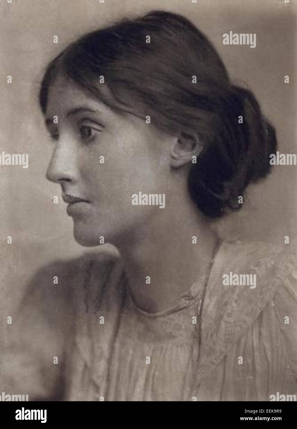 Virginia Woolf by George Charles Beresford () Stock Photo