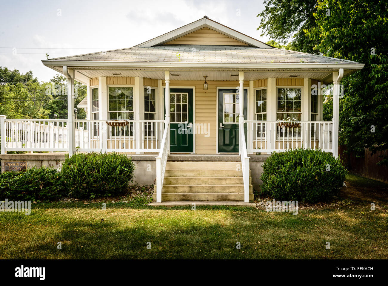 Public Library, Capon Bridge, West Virginia Stock Photo Alamy