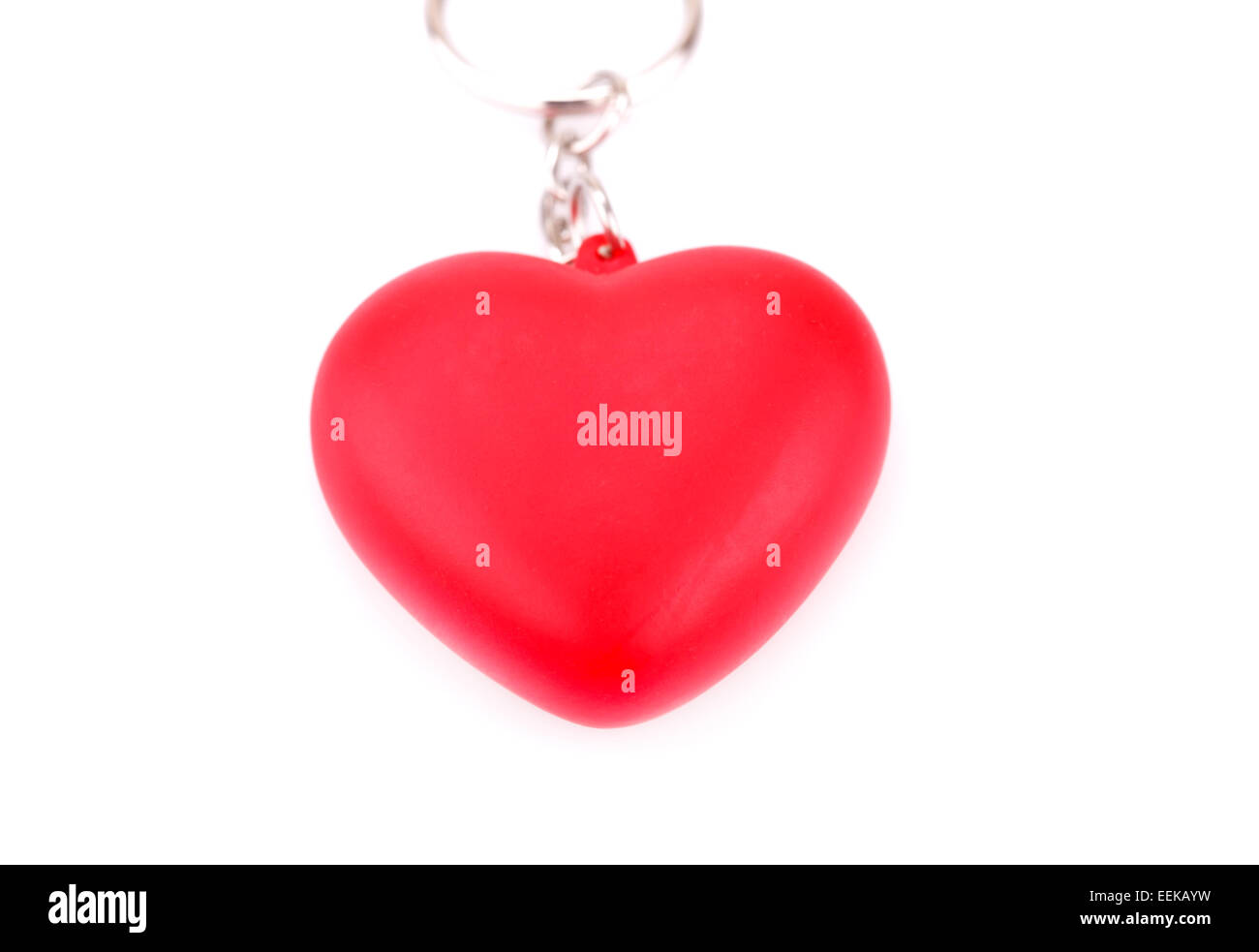 Red heart isolated on white background Stock Photo - Alamy