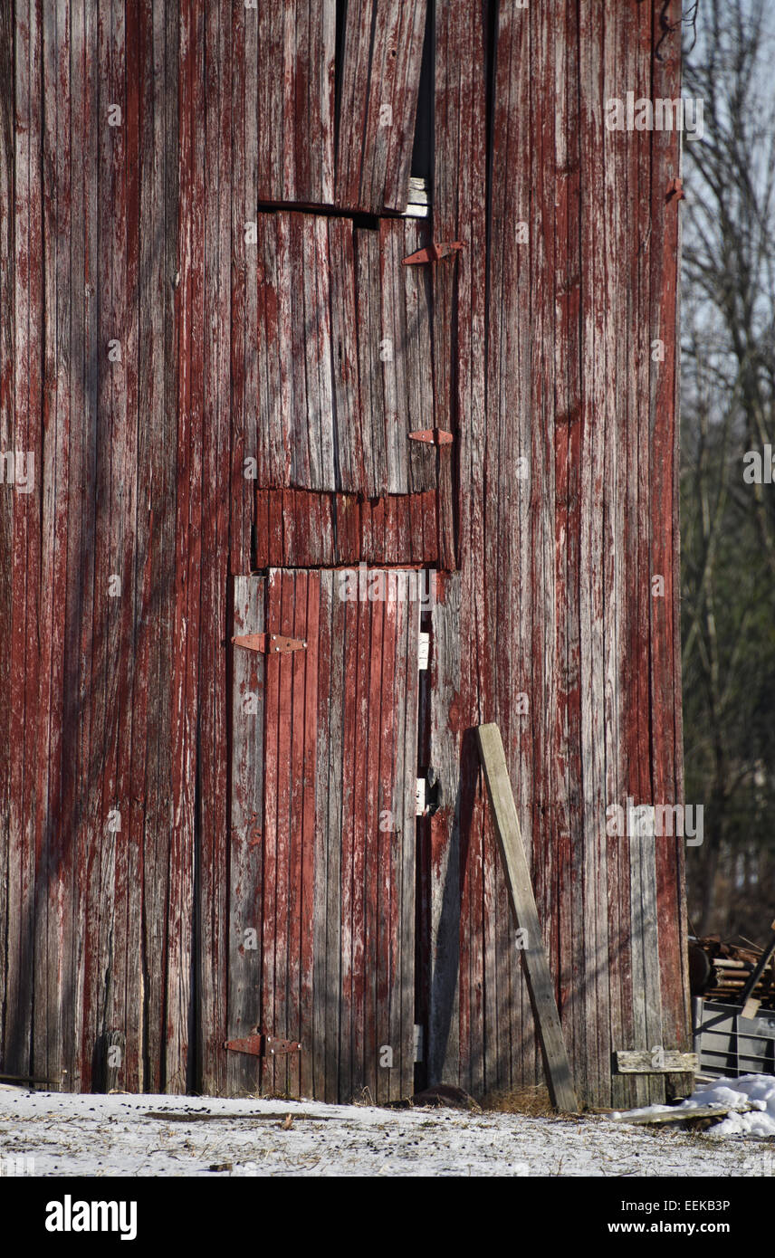 Red Barn Siding Stock Photos Red Barn Siding Stock Images Alamy