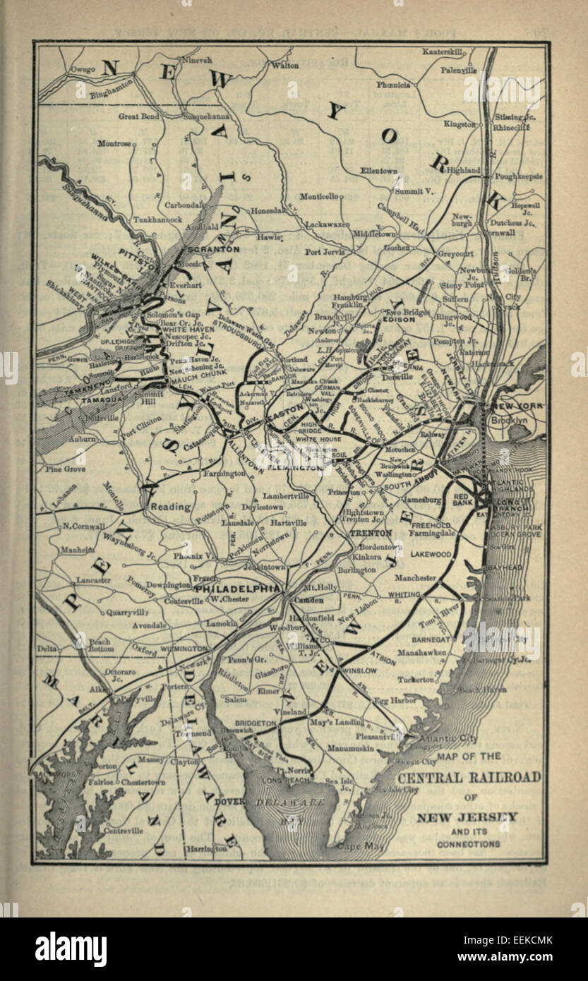 Central railroad of new jersey hi-res stock photography and images - Alamy