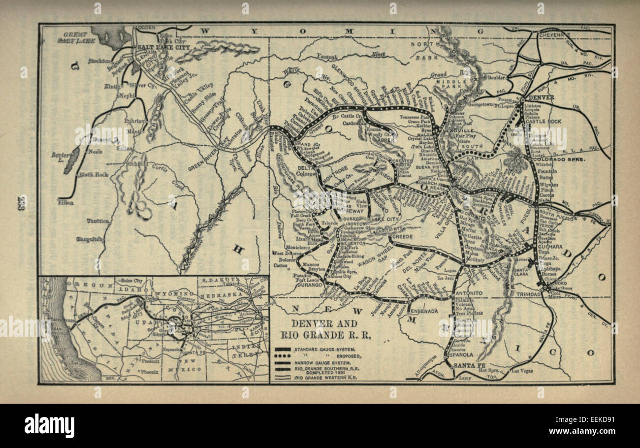 Denver and rio grande hi-res stock photography and images - Alamy, image size:1300x910