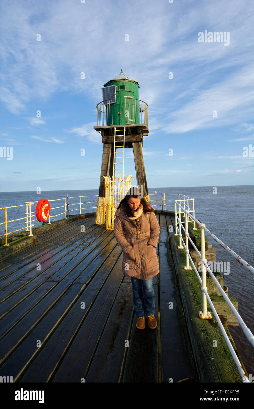 Whitby on the North Yorkshire coast Stock Photo - Alamy