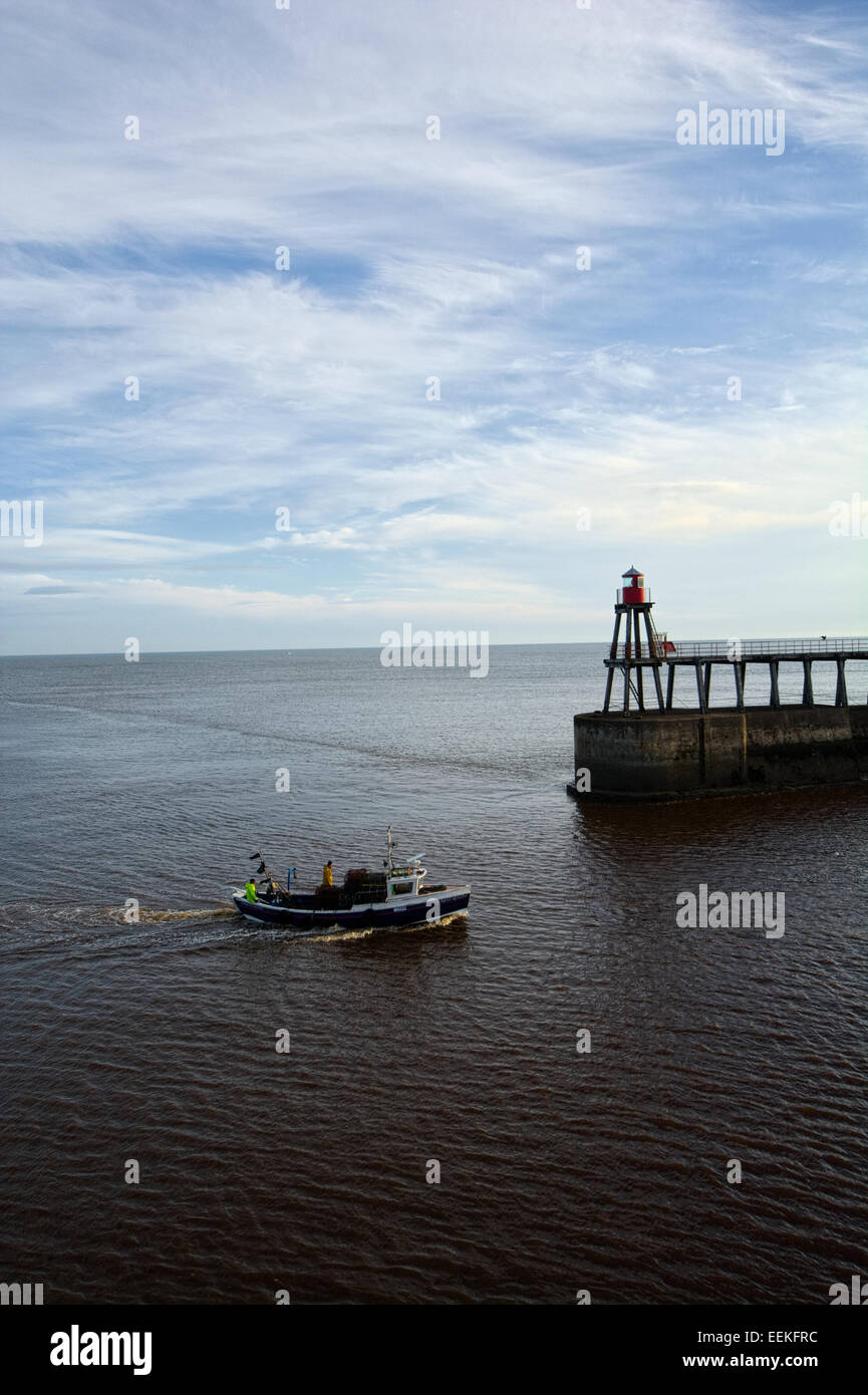 Whitby on the North Yorkshire coast Stock Photo - Alamy