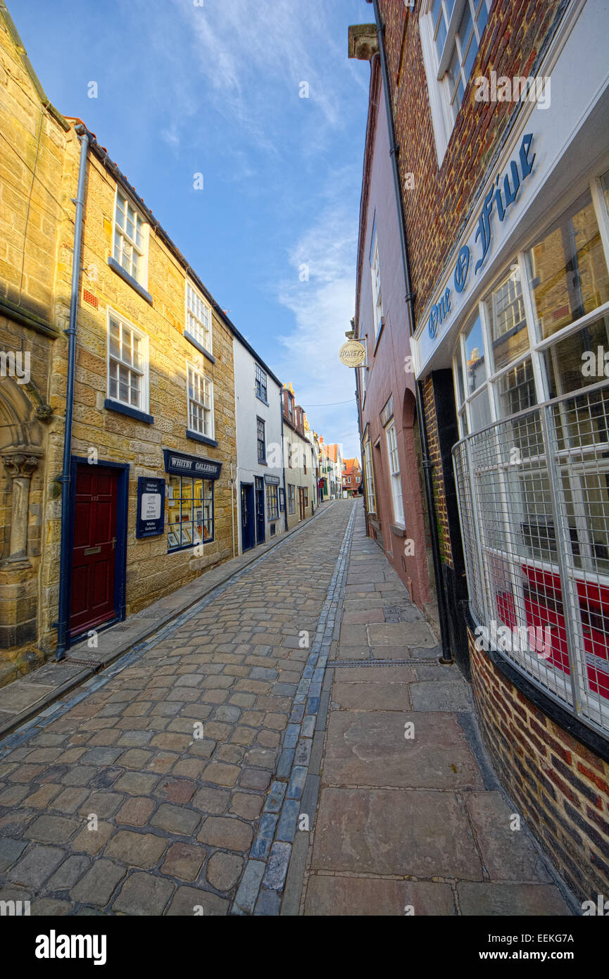 Whitby on the North Yorkshire coast Stock Photo - Alamy