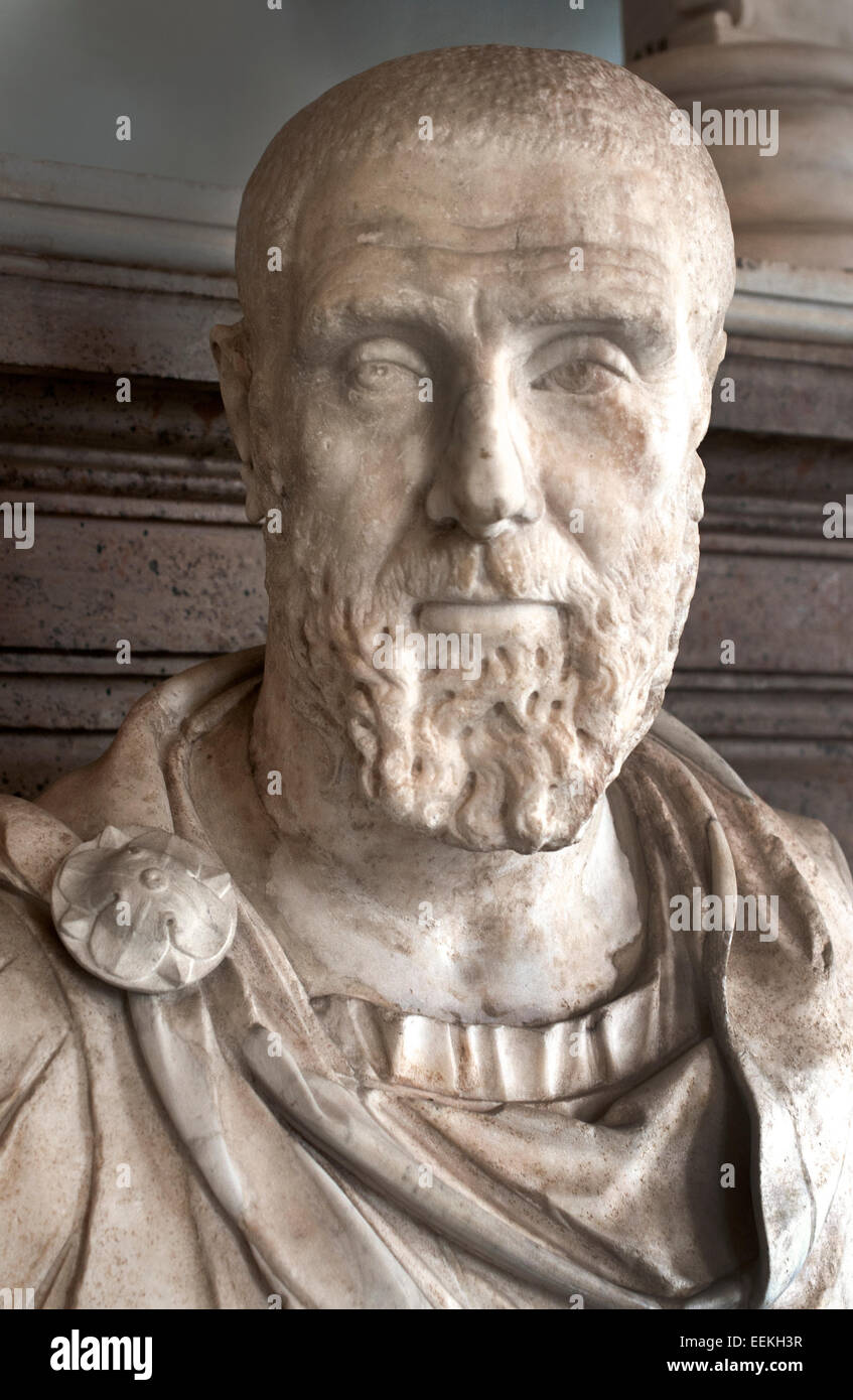Emperor  Pupienus ( Marcus Clodius Pupienus Maximus 165/170 – 238 also known as Pupienus Maximus Roman Rome Capitoline Museum Italy Italian Stock Photo