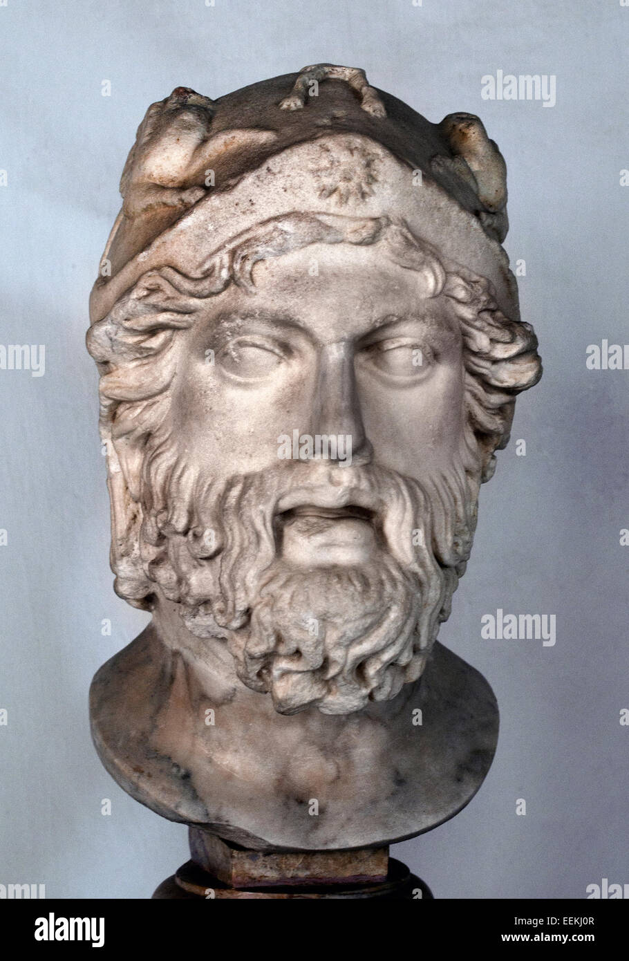Stratega - strategist Roman copy from a Greek original of the 5 century BC Rome Capitoline Museum Italy Italian Stock Photo