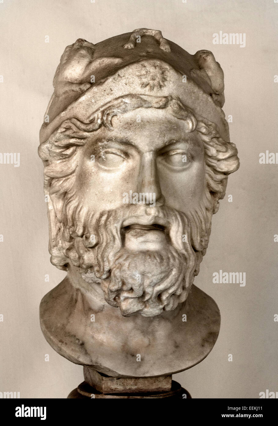 Stratega - strategist Roman copy from a Greek original of the 5 century BC Rome Capitoline Museum Italy Italian Stock Photo
