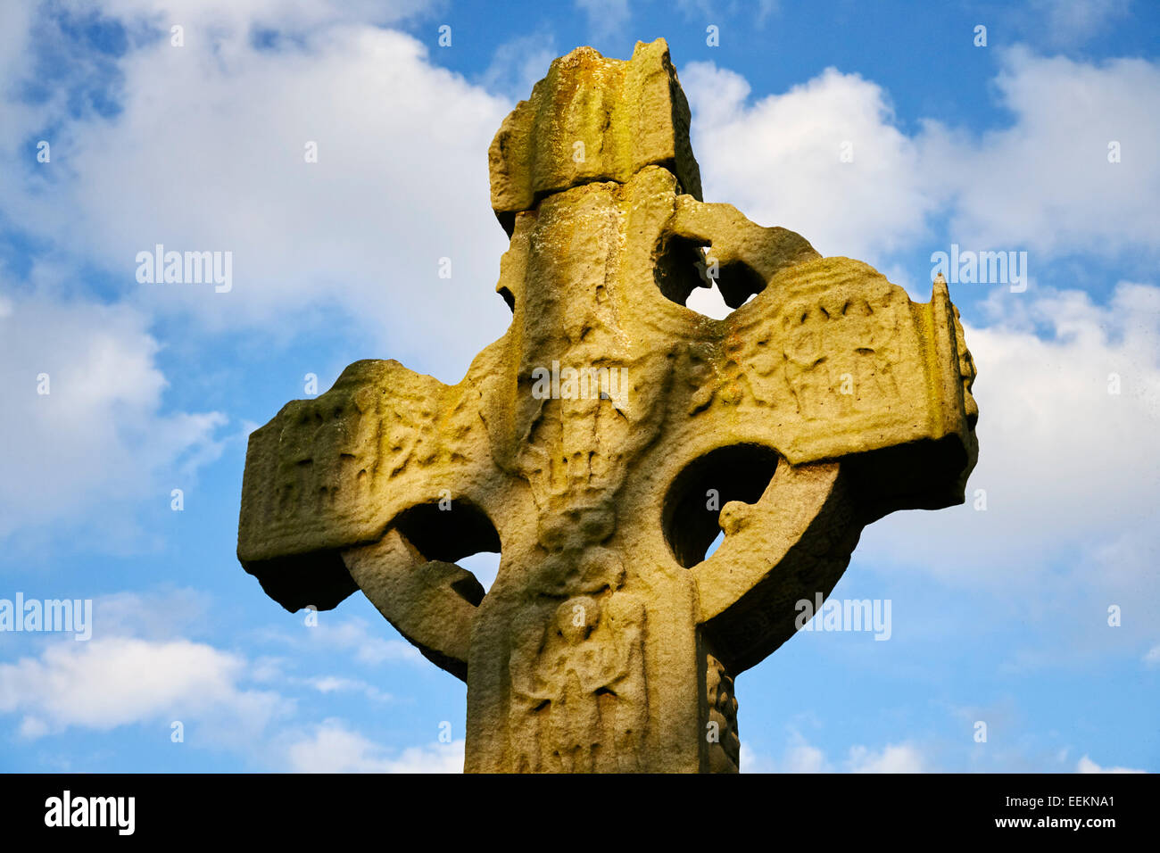 ardboe high celtic cross county tyrone ireland Stock Photo