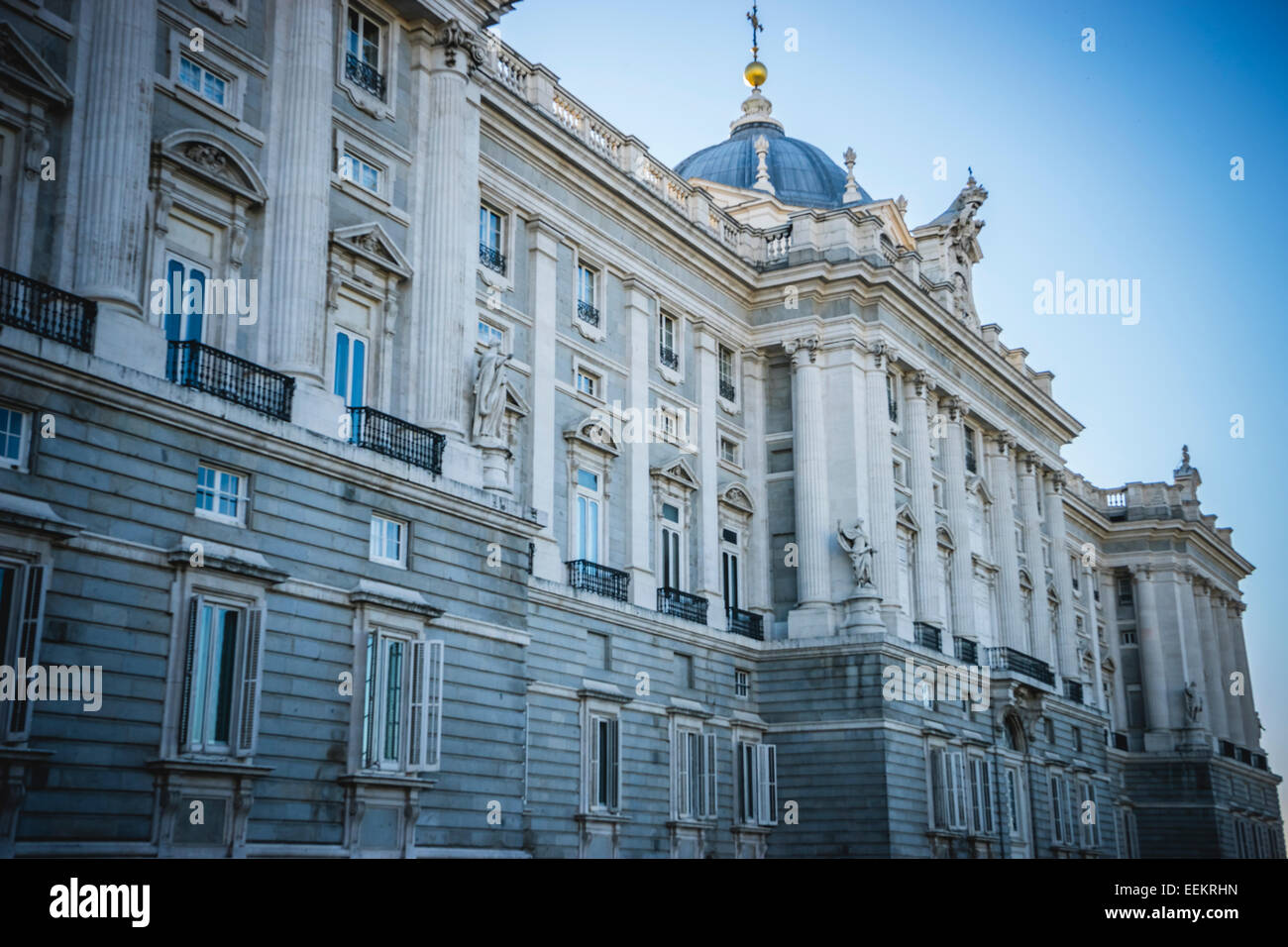 Royal Palace of Madrid, located in the area of the Habsburgs, classical
