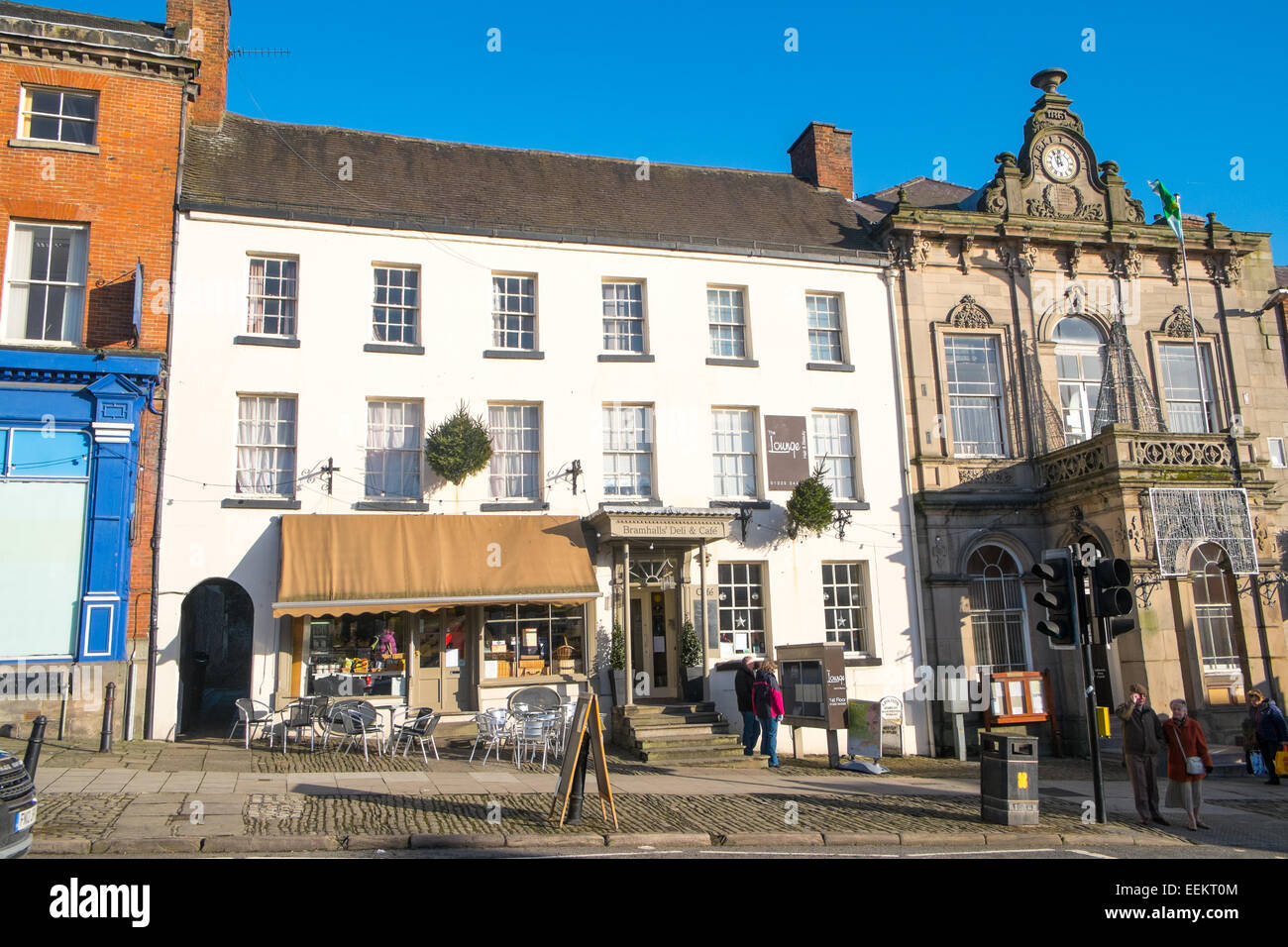 Ashbourne is a market town in the Derbyshire Dales,England,Europe Stock Photo