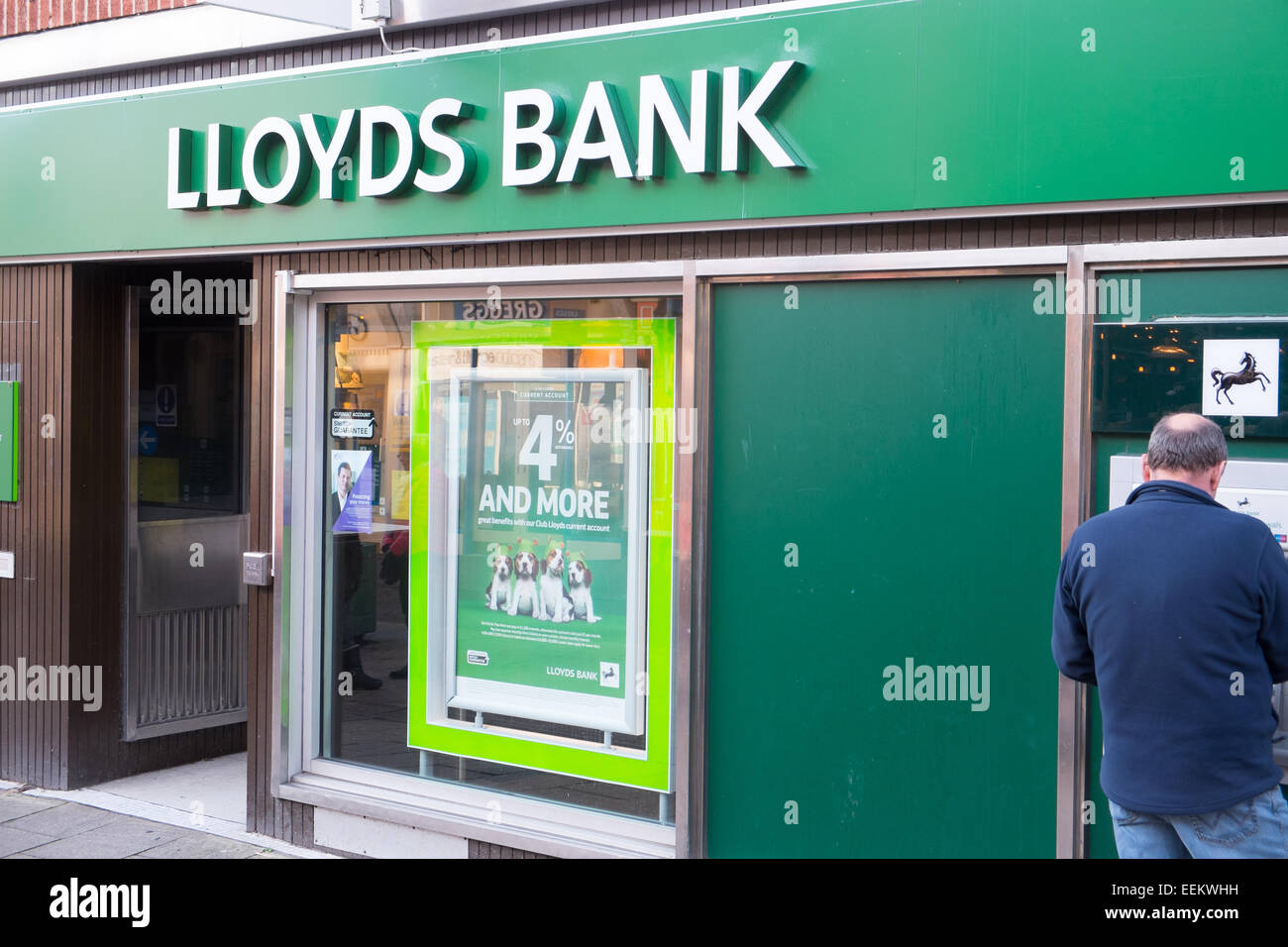 Lloyds bank branch in Belper,Derbyshire,England Stock Photo