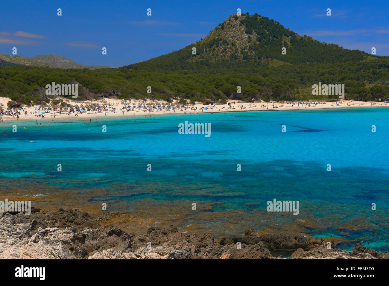 Cala Guya, Cala Agulla, Capdepera, Cala Ratjada, Cala Rajada, Mallorca Island, Majorca, Balearic Islands, Spain Stock Photo