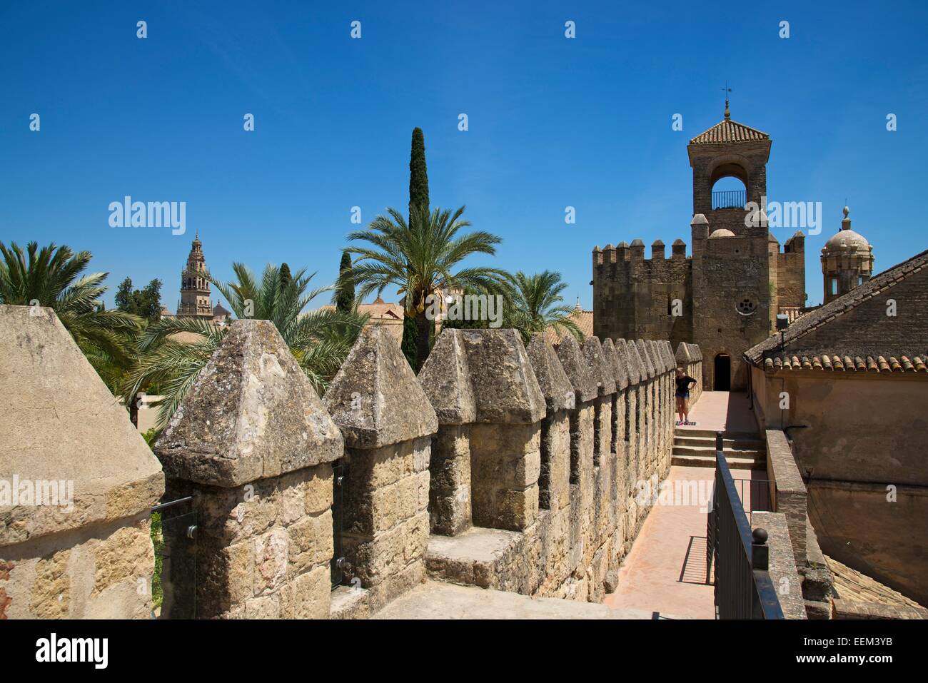 Alcázar de los Reyes Cristianos, Córdoba province, Andalucía, Spain Stock Photo