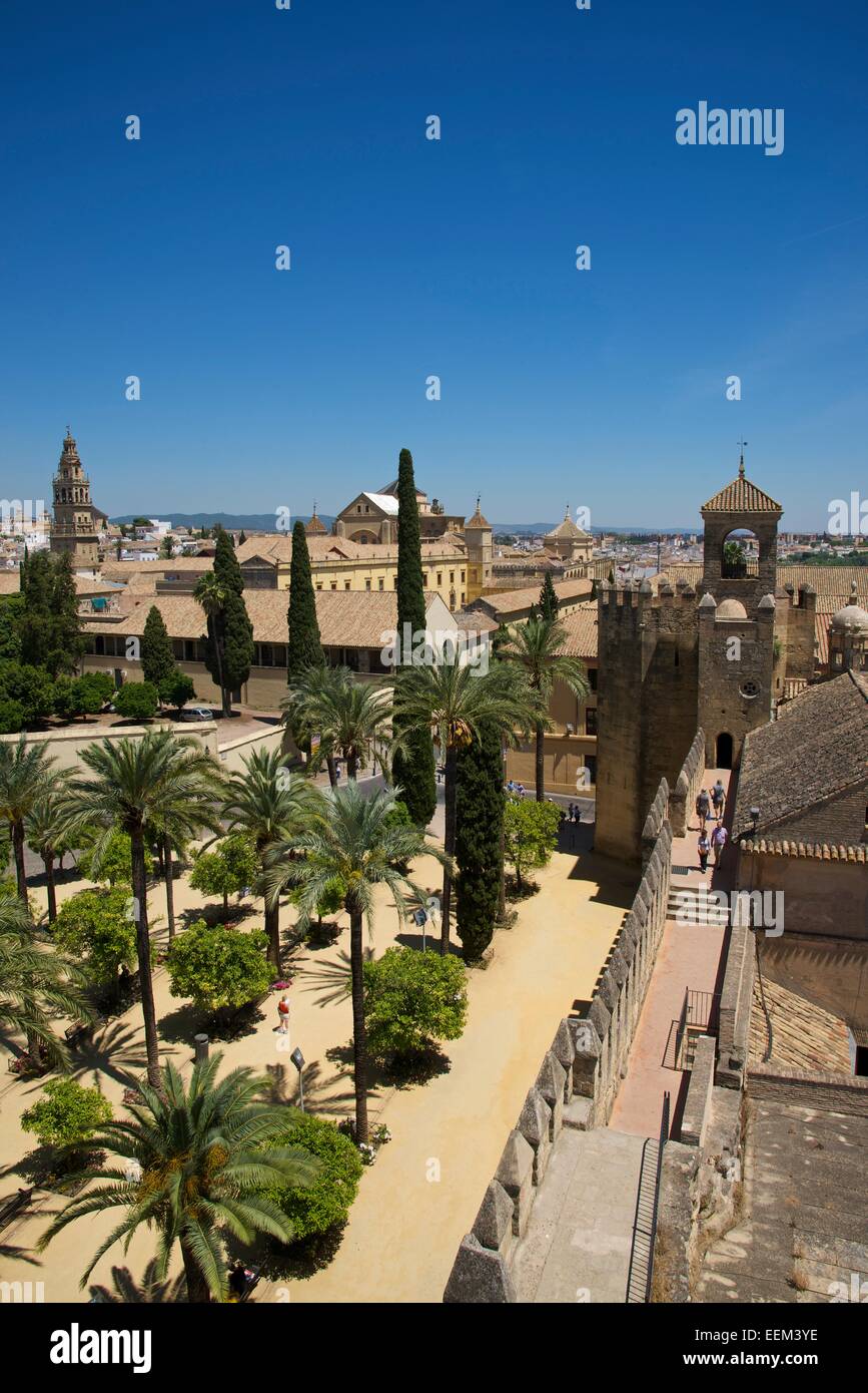 Alcázar de los Reyes Cristianos, Córdoba province, Andalucía, Spain Stock Photo