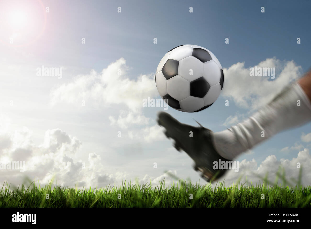 Football ball foot hires stock photography and images Alamy