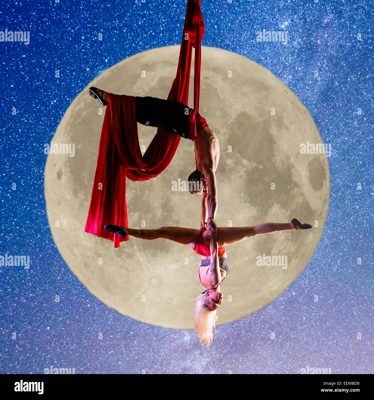 Women dancing with silk hi-res stock photography and images - Alamy