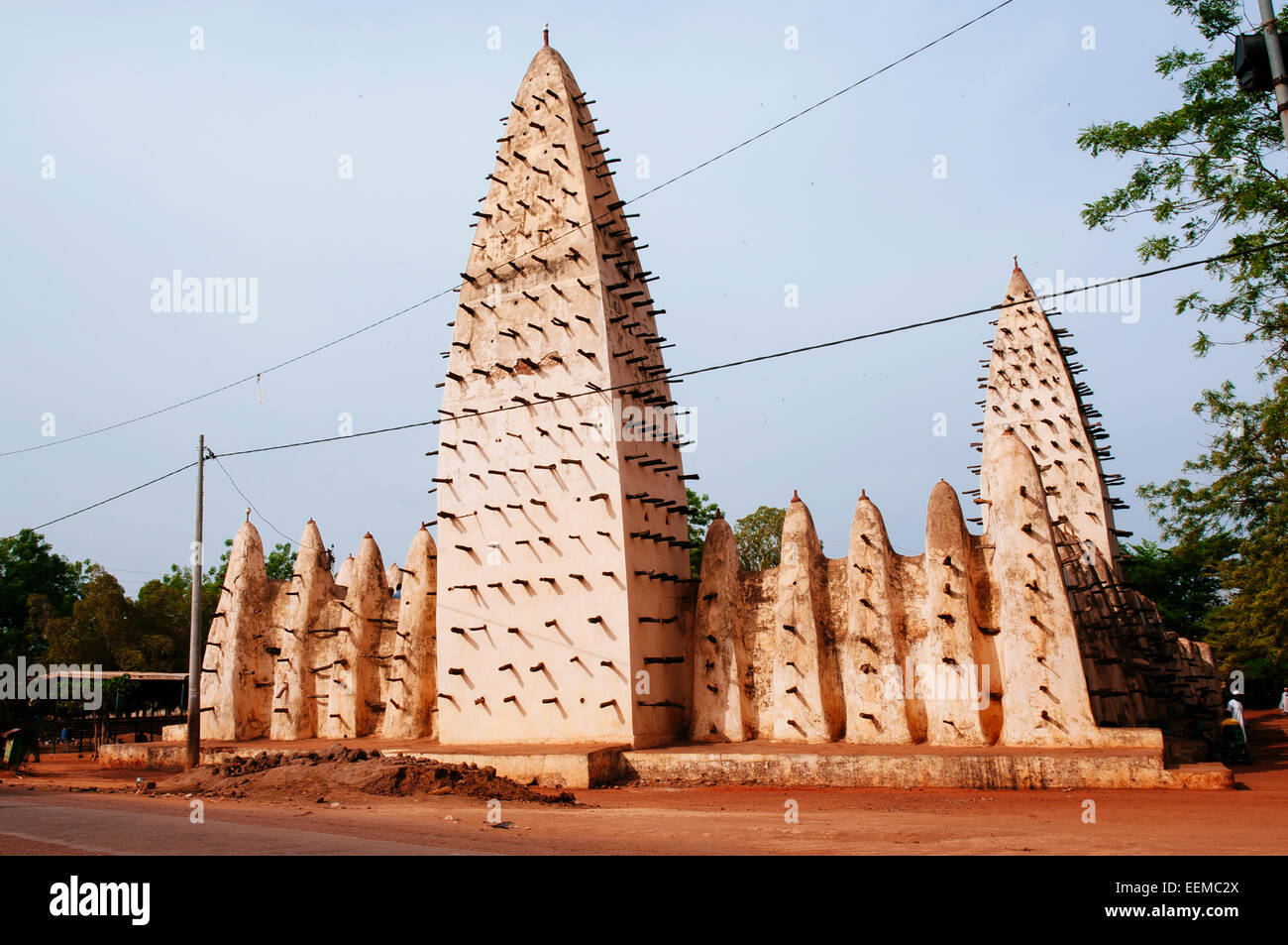The Great Mosque in Sudanese style, Bobo Dioulasso, Burkina Faso Stock  Photo - Alamy