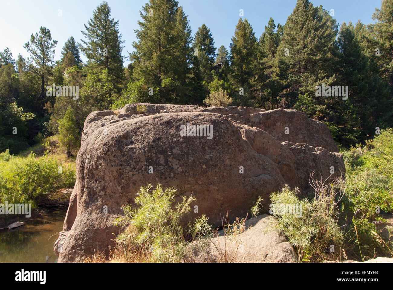 A vista in Castlewood Canyon State Park, Colorado Stock Photo