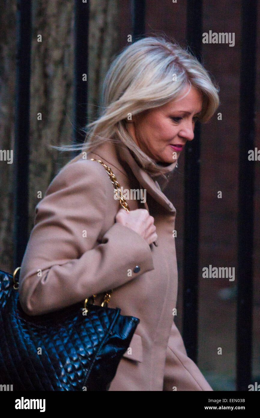 Downing Street, London, UK. 20th January, 2015. Ministers attend the weekly cabinet meeting at Downing Street. PICTURED: Esther McVey MP,  Minister of State for Employment Credit:  Paul Davey/Alamy Live News Stock Photo