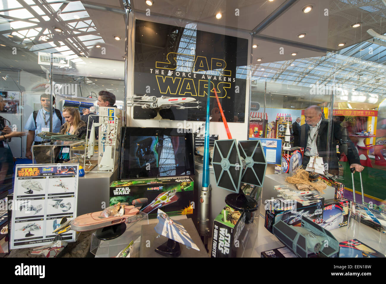 Kensington Olympia, London, UK. 20th January, 2015. The UK’s annual only dedicated toy, game and hobby trade show runs from 20th-22nd January with over 260 companies exhibiting thousands of products to buyers and the media. Credit: Malcolm Park editorial/Alamy Live News Stock Photo