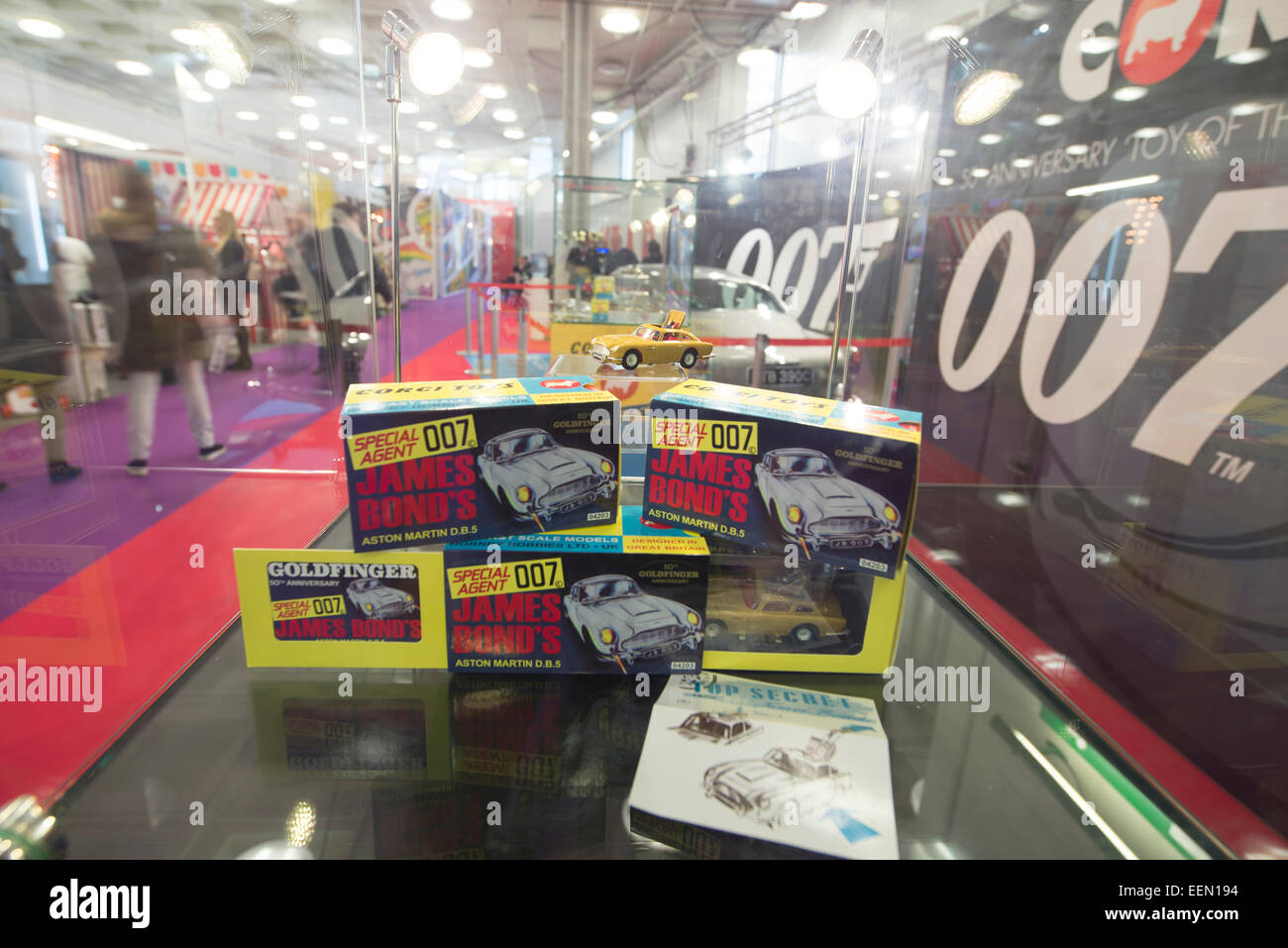 Kensington Olympia, London, UK. 20th January, 2015. The UK’s annual only dedicated toy, game and hobby trade show runs from 20th-22nd January with over 260 companies exhibiting thousands of products to buyers and the media. Credit: Malcolm Park editorial/Alamy Live News Stock Photo