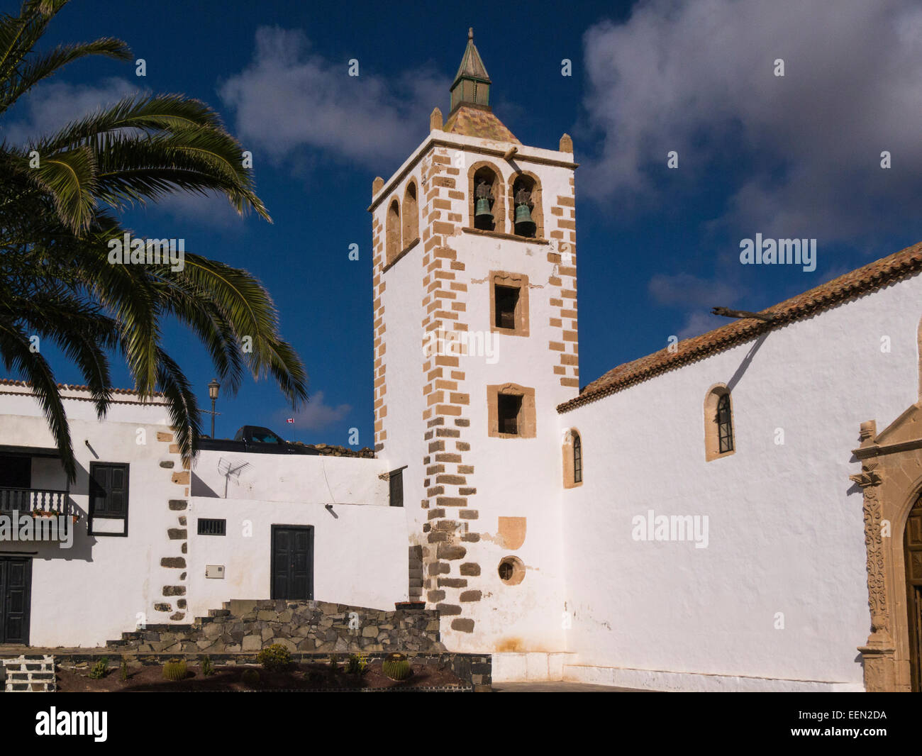 Iglesia de Santa Maria Betancuria Fuerteventura Canary Islands the oldest village on the island the island's historic heart and formerly capital city Stock Photo