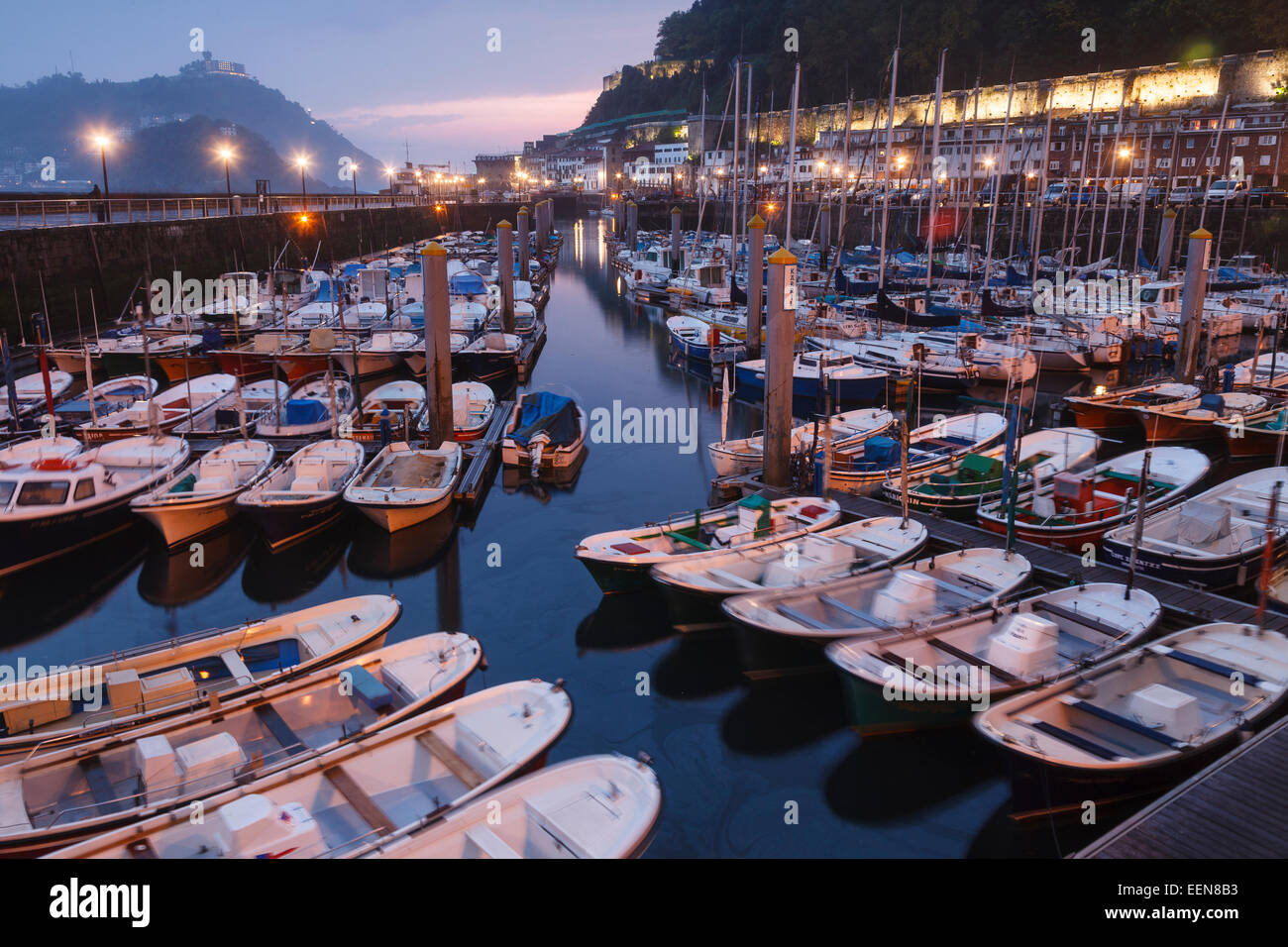 Port of Donostia. San Sebastian. Euskadi. Vasque country. Spain. Europe Stock Photo