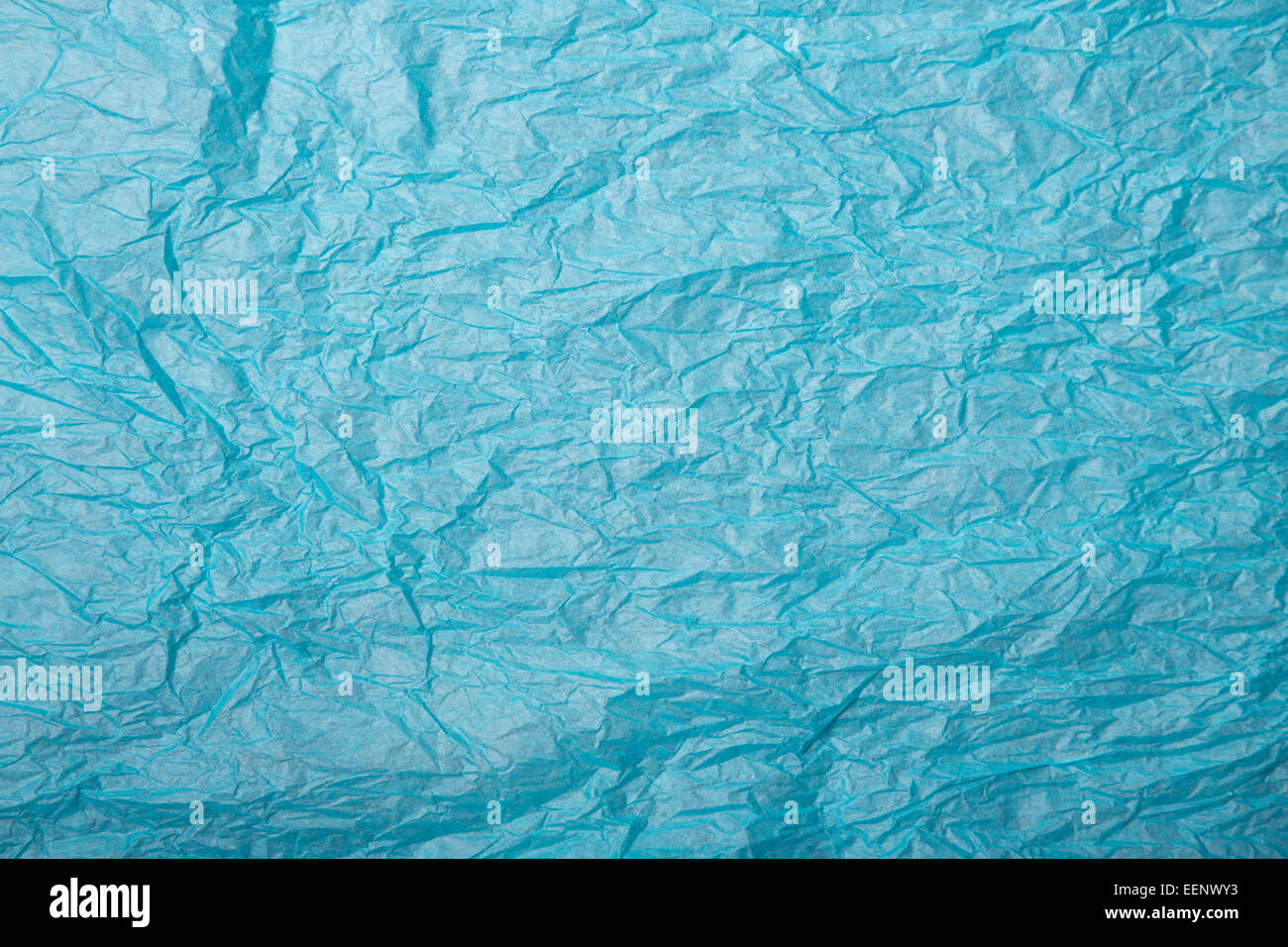 Crumpled paper texture, blue wrapping paper Stock Photo - Alamy