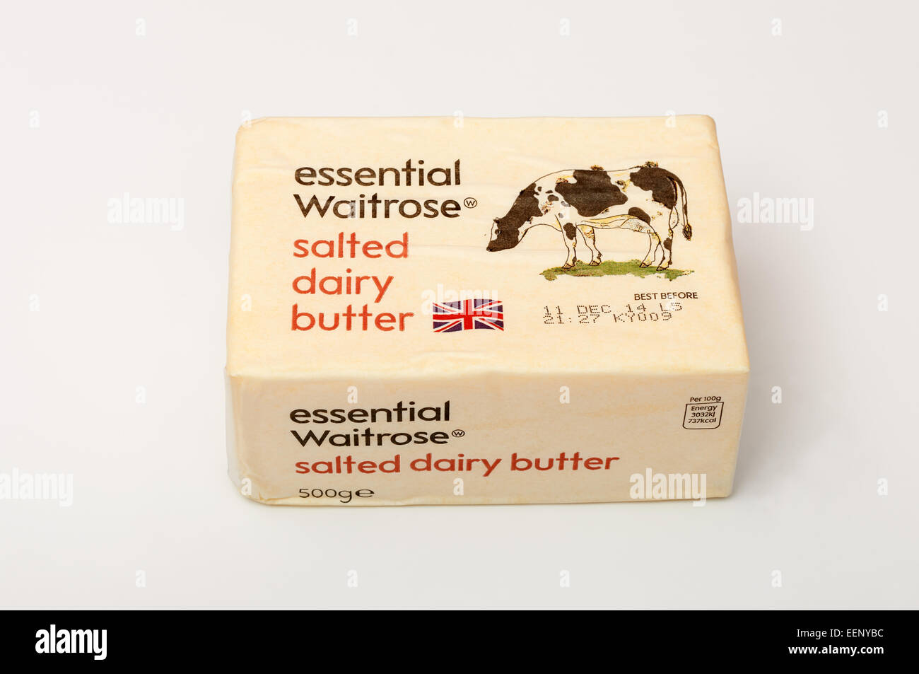 Essential Waitrose salted dairy butter Stock Photo Alamy