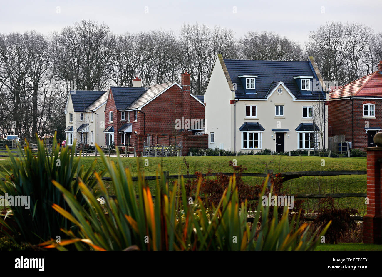 A new housing development, St. Mary's Park in Hartley Wintney in the