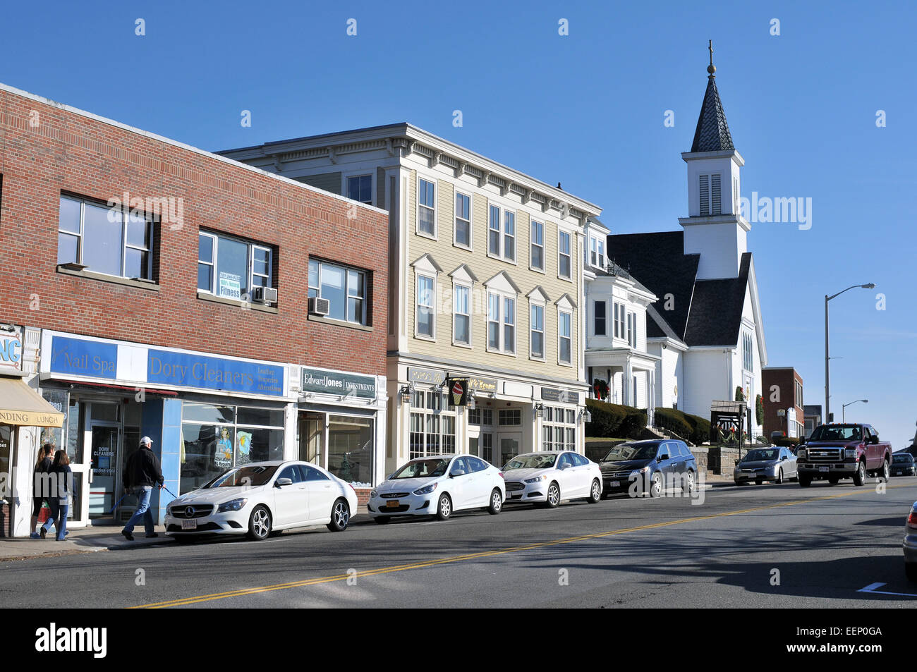 Lynn, Boston, Mass, USA on a day in December Stock Photo