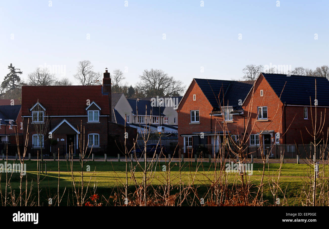 A new housing development, St. Mary's Park in Hartley Wintney in the District of Hart Hampshire