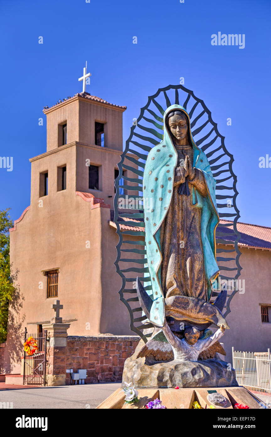 Statue, The Virgin of Guadalupe, Santuario de Guadalupe, Santa Fe, New Mexico, USA Stock Photo - Alamy Statue, The Virgin of Guadalupe, Santuario de Guadalupe, Santa Fe, New Mexico, USA Stock Photo - Alamy