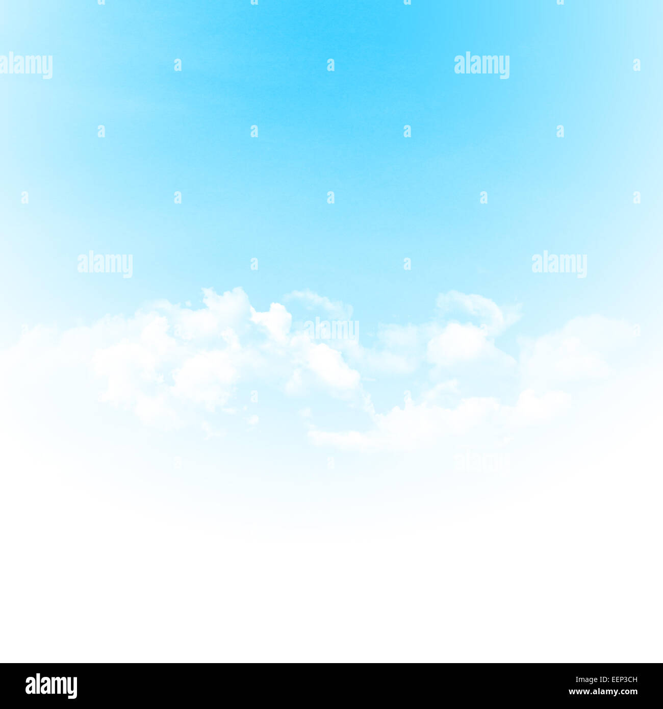 Blue sky and clouds abstract background illustration with copy space ...