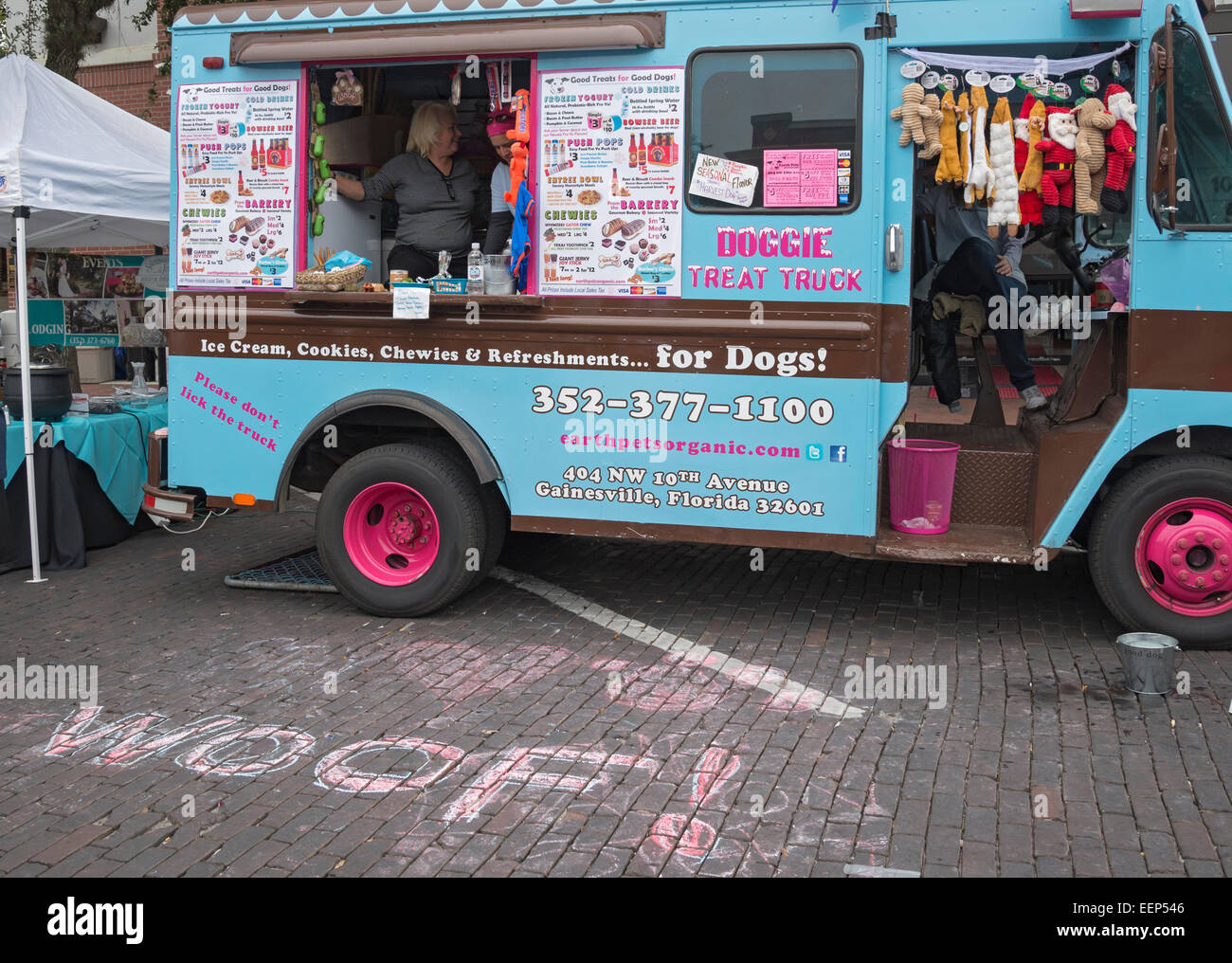 Downtown Art Festival is held annually in Gainesville Florida Stock