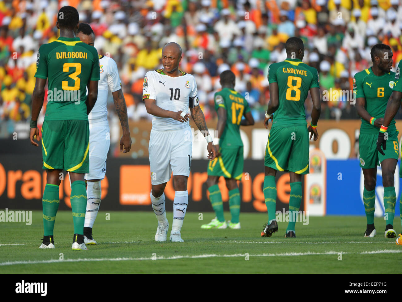 Mongomo, Equatorial Guinea. 19th Jan, 2015. African Cup of Nation football tournament. Ghana versus Senegal. Andre Ayew (GHA) © Action Plus Sports/Alamy Live News Stock Photo