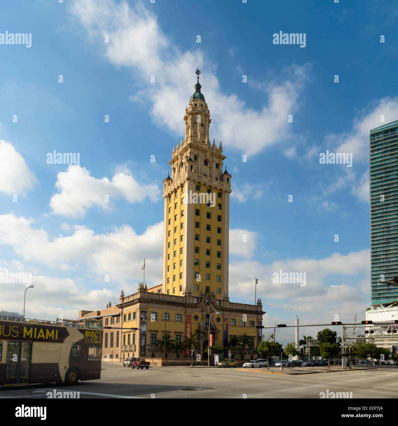 Freedom Tower, Miami Downtown, Florida, USA Stock Photo