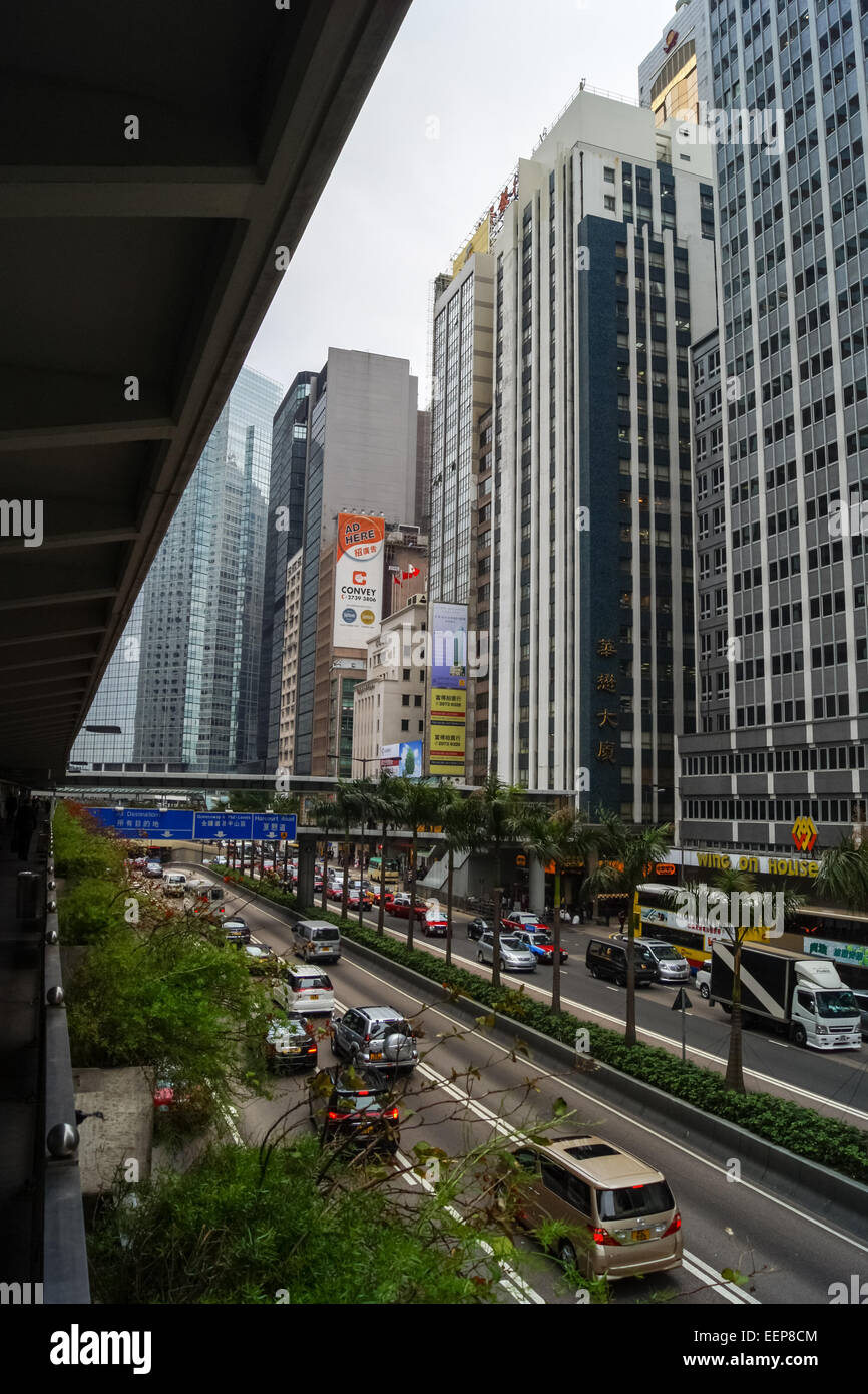 Connaught Road Central, Hong Kong Stock Photo - Alamy