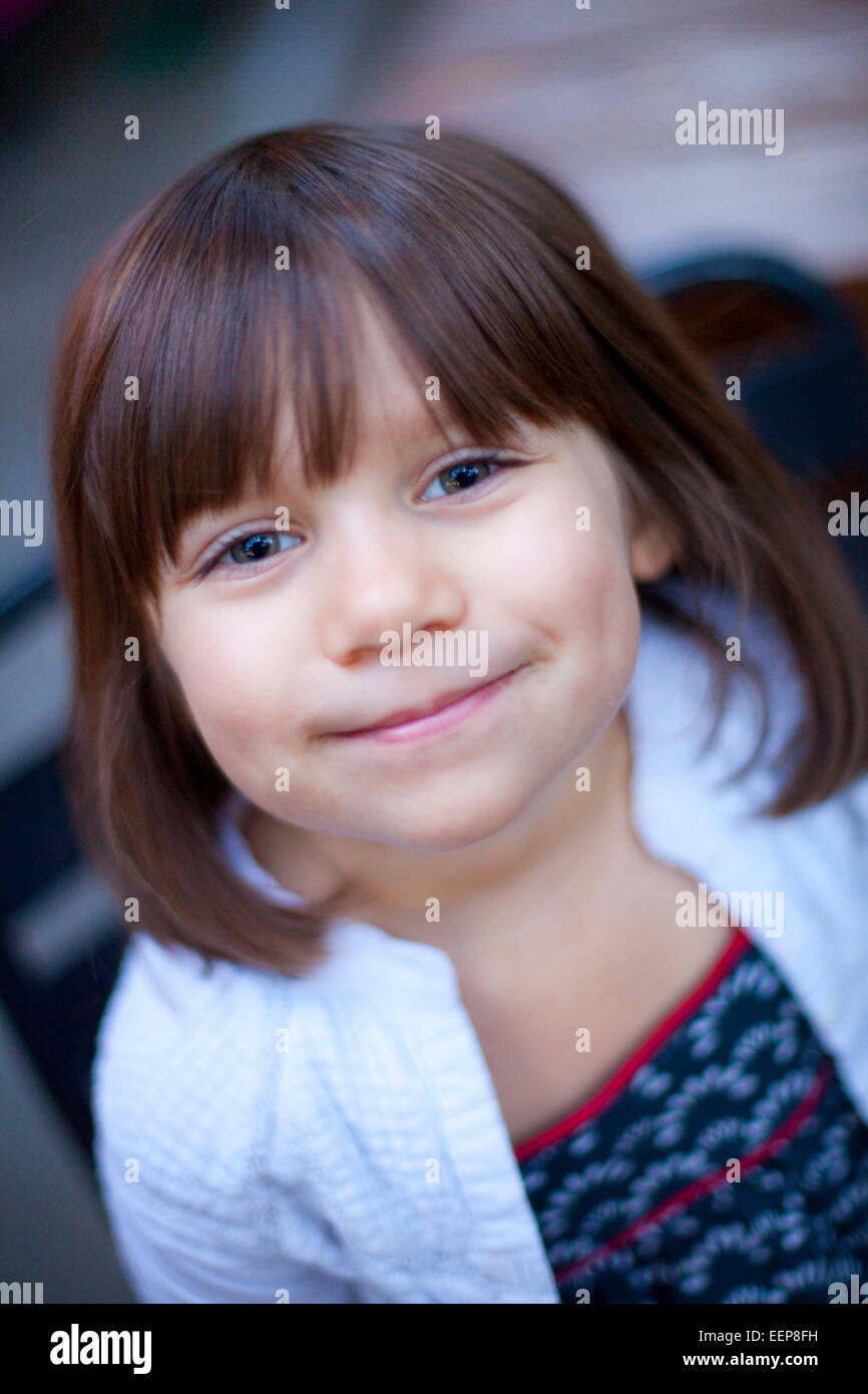 A happy young girl. Stock Photo